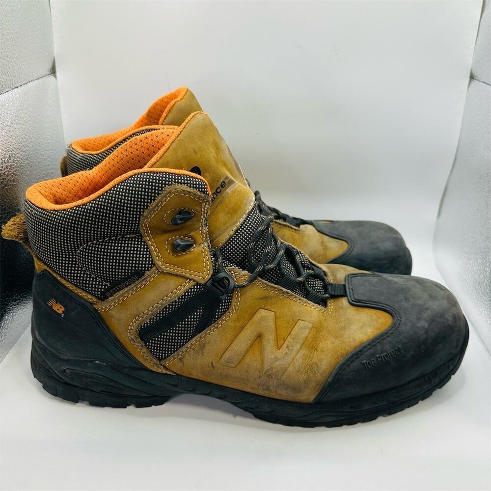 New Balance Allsite Men's Waterproof Composite Toe Work Boots Brown Size 11.5 US - Picture 2 of 8